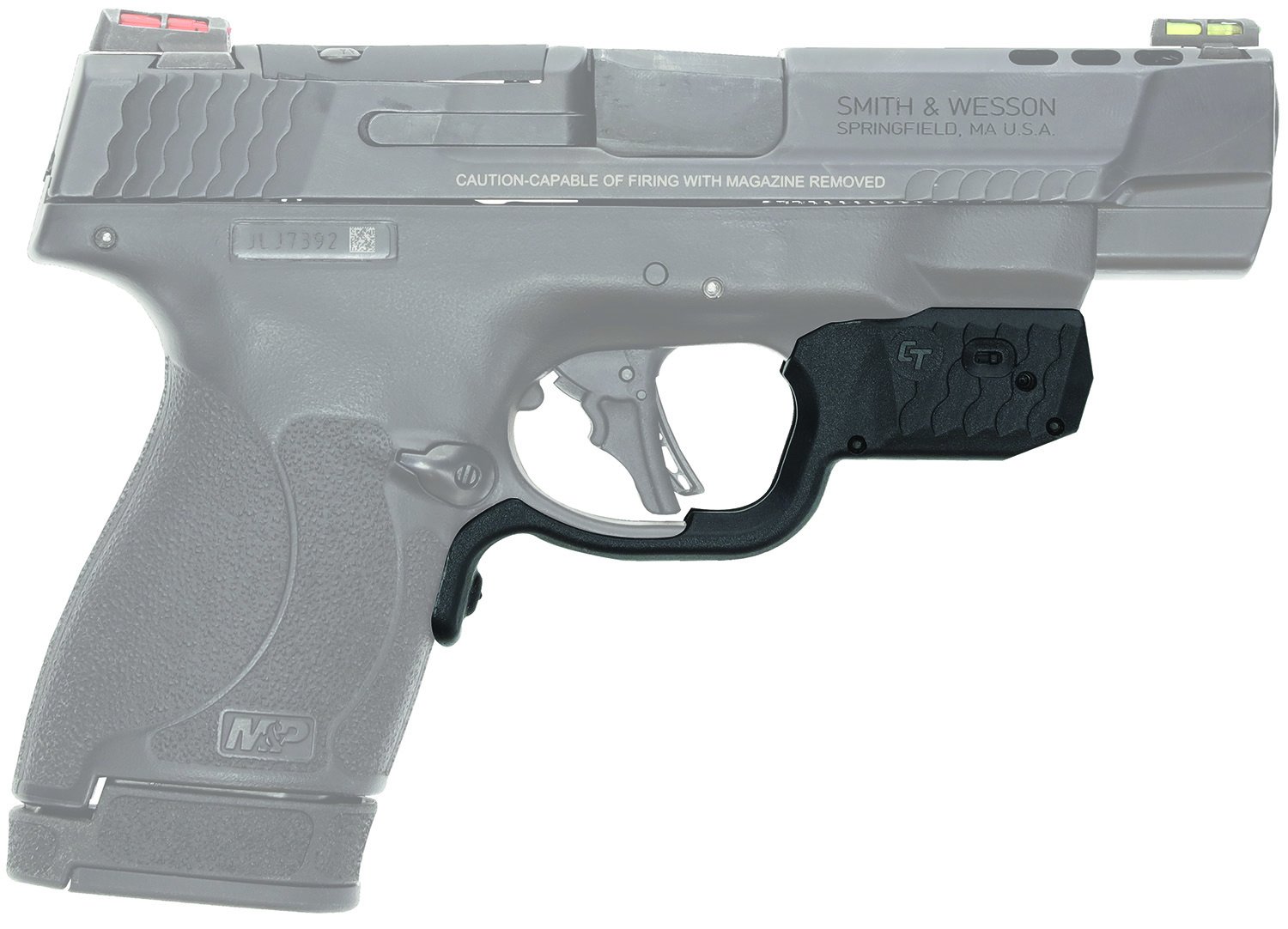 Crimson Trace 013000053 LG-Laserguard S&W M&P Shield Plus Green Laser - Crimson Trace - 0.50" AT 50 FT
