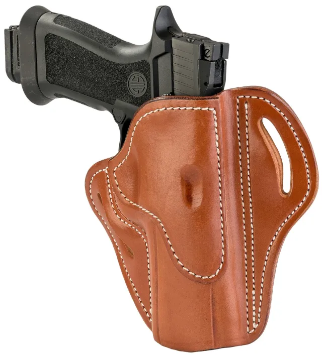 1791 Gunleather BH2.4-CBR-R Belt Holster Classic Brown RH OWB - 1791 Gunleather