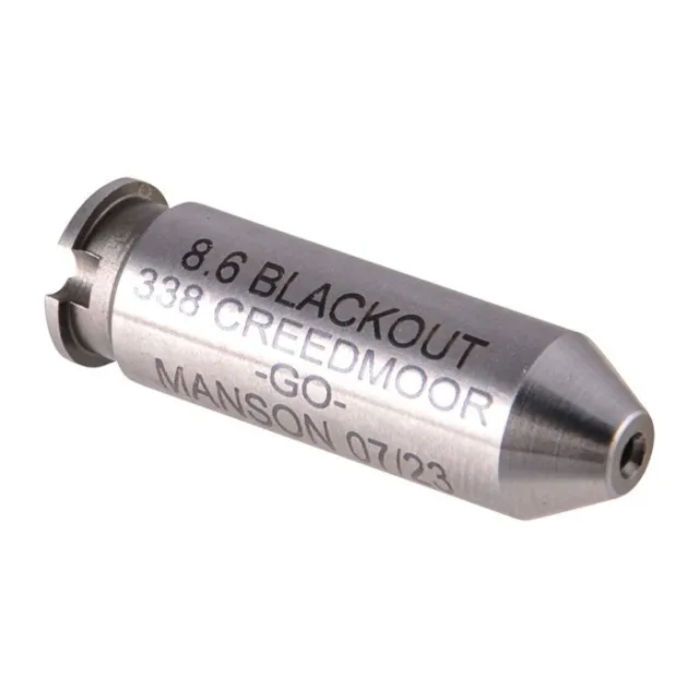 Manson GO8.6BLK 8.6 Blackout Steel Precision Gauge