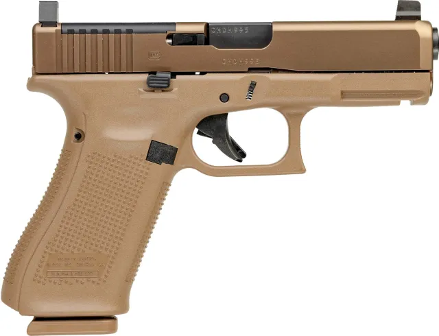 Buy Glock 19X V 9MM LUGER 17 Frame & 19 Slide/ Modular Optic System 10+1 4.52 Coyote online