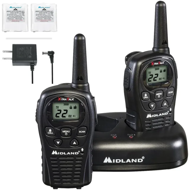 Midland LXT500VP3 2 Way Radio with Batteries & Charger - Midland