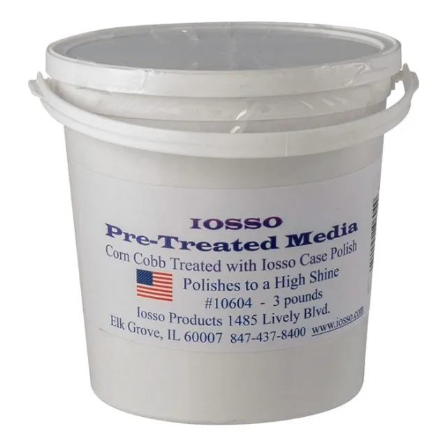 Iosso 10604 Pre Treated Corn Cob Case Polish 3lbs