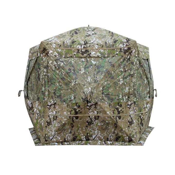 Barronett Hi-Five Blind Crater Core - 5 Sided Camo, 76" Height, 14 Windows - Ardisam (River's Edge/ Barronett Blinds)