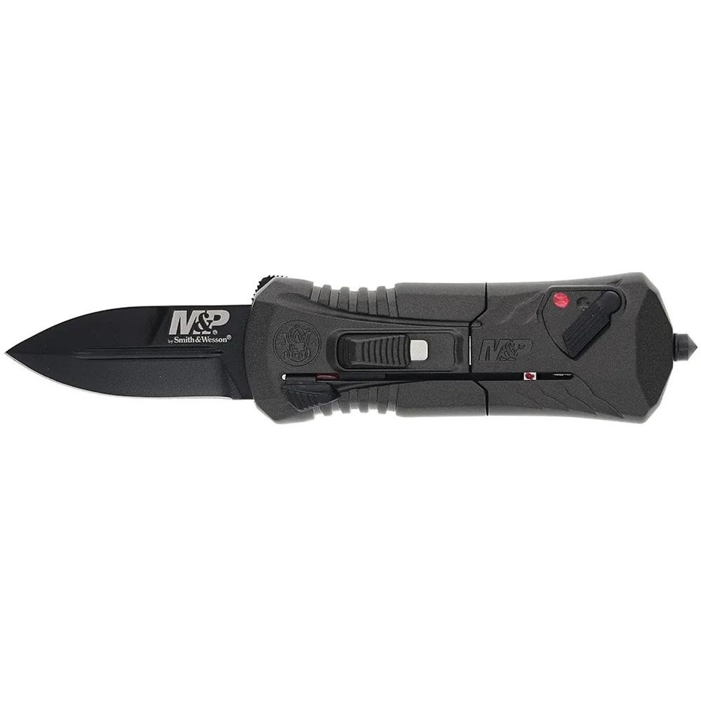 Buy Smith & Wesson M&P Compact OTF Folding Knife 1-9/10 Spear Point Blade Grey online