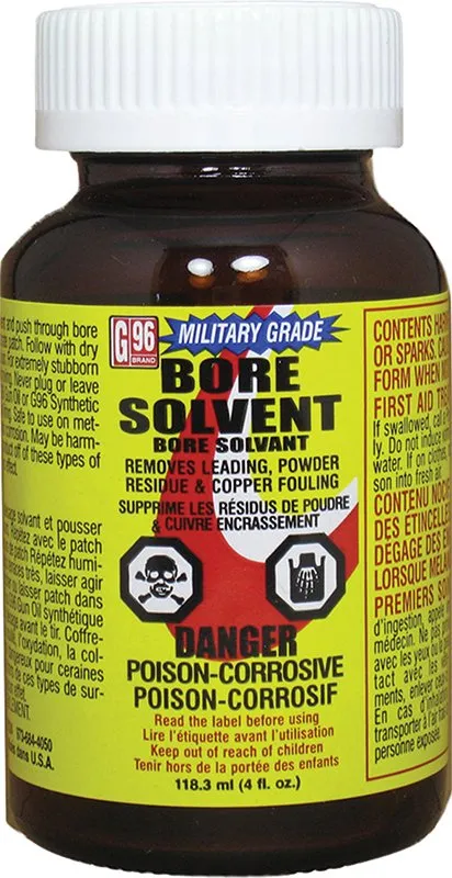 G96 1108 Military Grade Bore Solvent 4 oz Jar Removes Fouling - G96 - 4 OZ