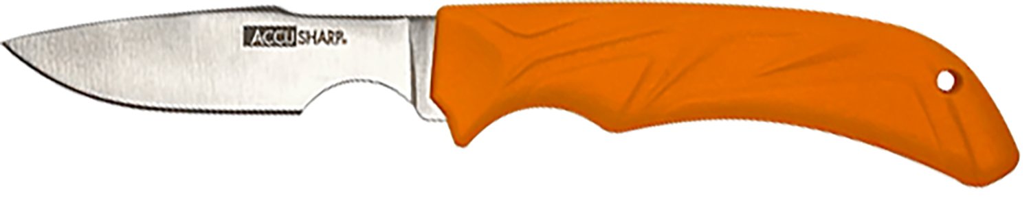 Buy AccuSharp 731C Caping Knife 3" Stainless Steel Blade Blaze Orange Non Slip online