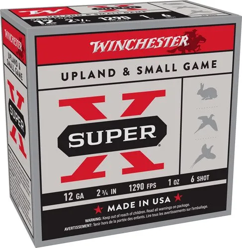 Winchester Super X 12GA 2.75" 1290FPS 1OZ #6 Shot - 250 Rounds - Winchester - 12 Gauge