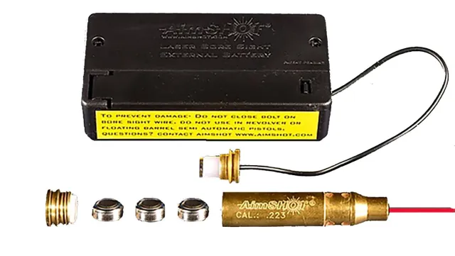 Buy AimShot MBS22320X Modular Bore Sight 223 Rem Brass with Battery Pack online