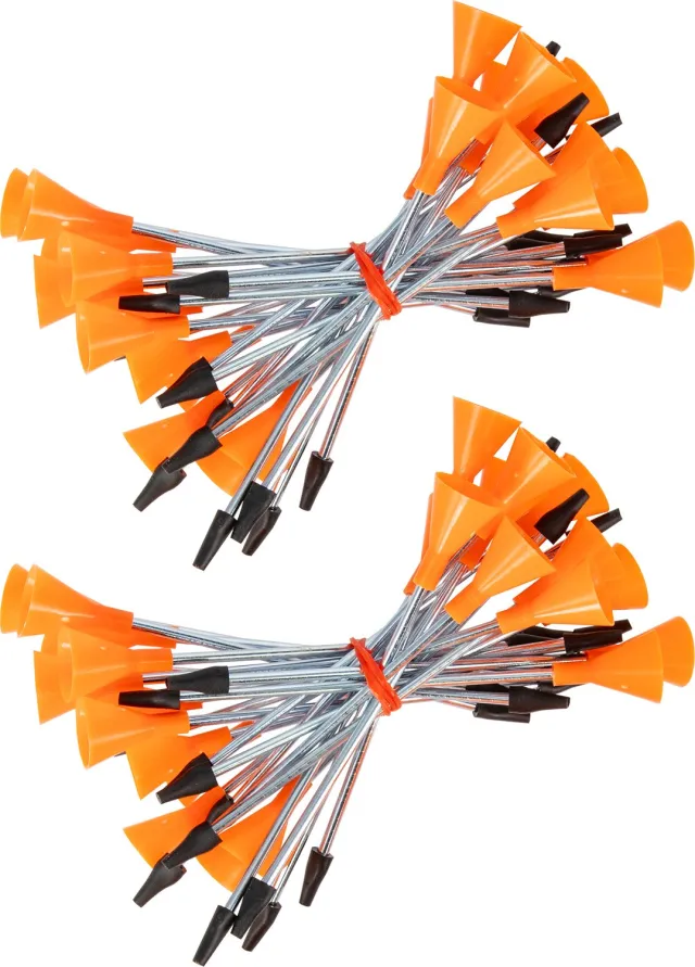 Cold Steel CSB625M Broadhead Darts Orange/Silver .625" Diameter 50 Pieces - Cold Steel