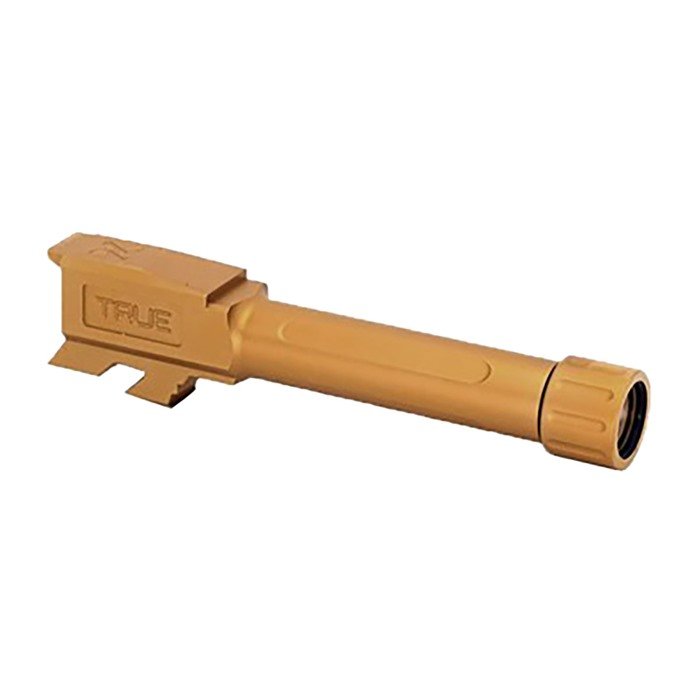 True Precision TP-G43B-XTG Glock 43 Threaded Barrel Gold TiN 1/2x28 - True Precision - 9 MM LUGER