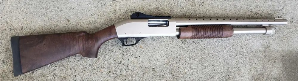 Buy Tokarev TX3 12HDM A1 12 Gauge 18.5 in Nickel Finish 4+1 Pump Action online