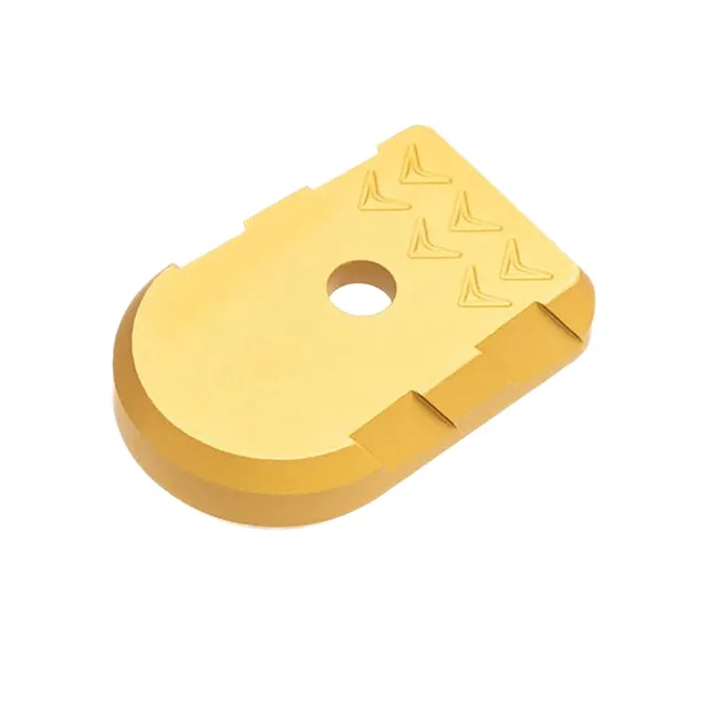 Tyrant CNC TDP365BPMACROGOLD P365-XMACRO Base Plate Gold Compatible w/ 17-Round XMacro Mags