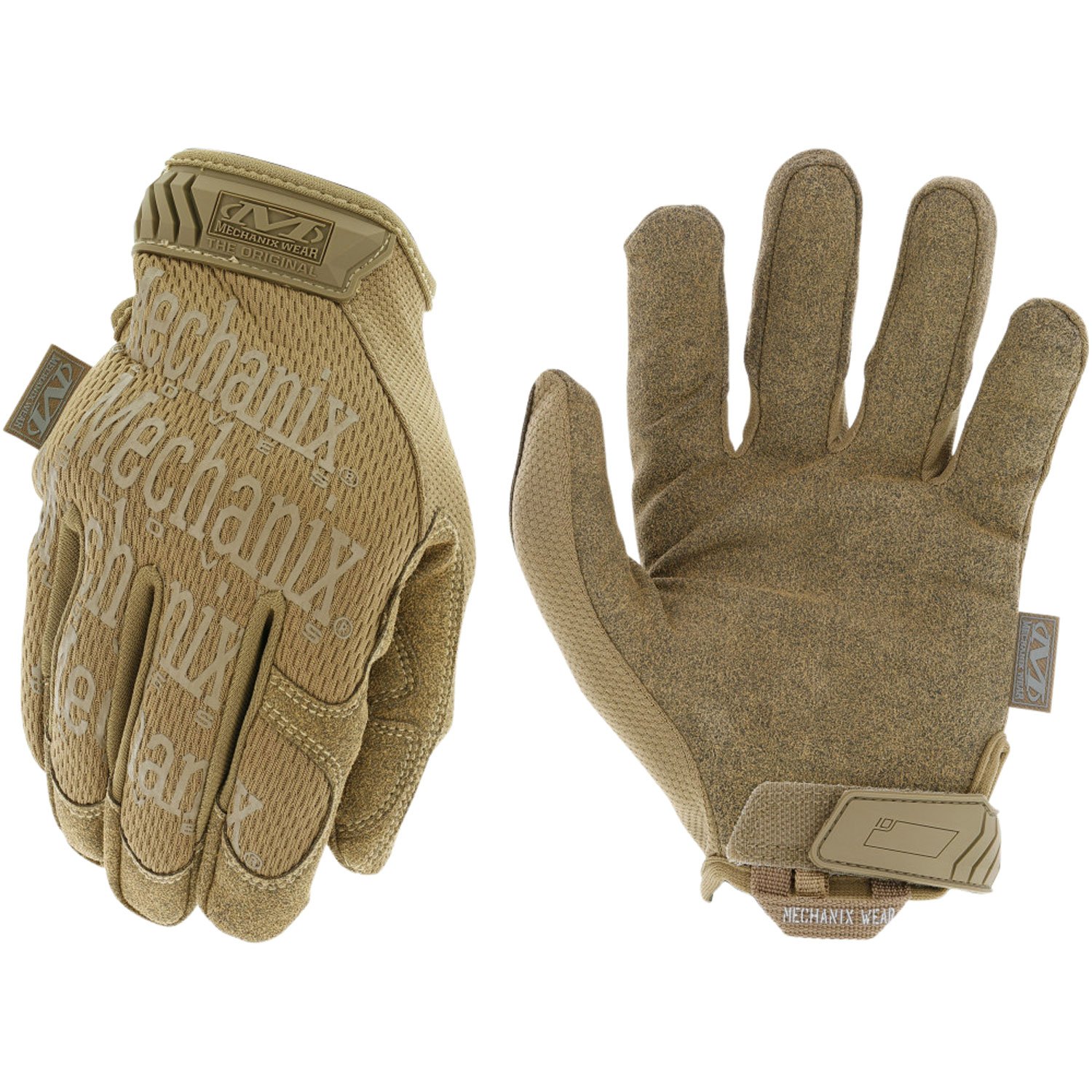 Mechanix Wear MG72008 Original Coyote Small Synthetic Leather Gloves - Mechanix Wear