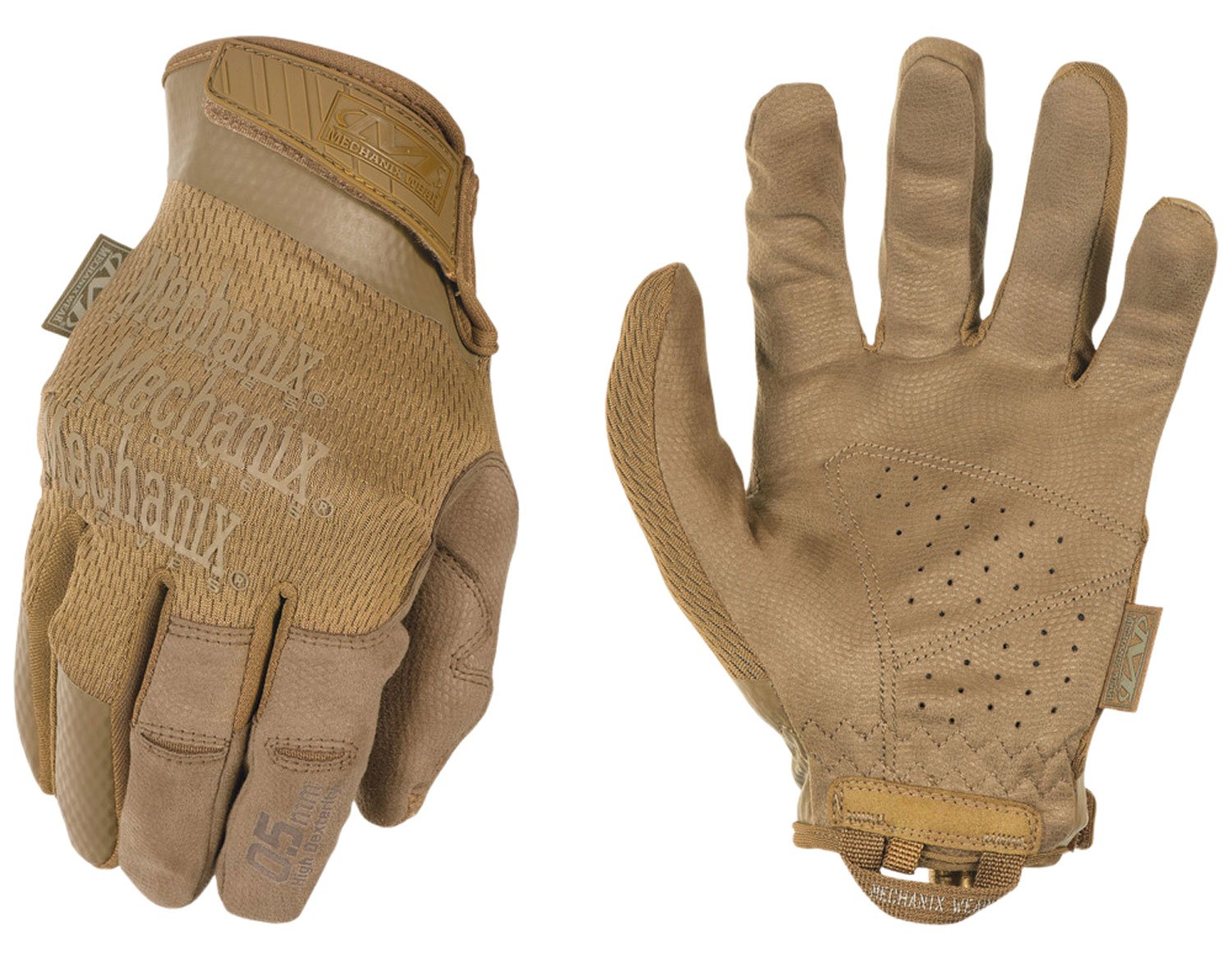 Mechanix Wear MSD-72-011 Coyote XL High-Dexterity Suede Gloves - Mechanix Wear