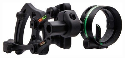 TruGlo TG6211B Range Rover Bow Sight Black 1-Pin .019" - TruGlo