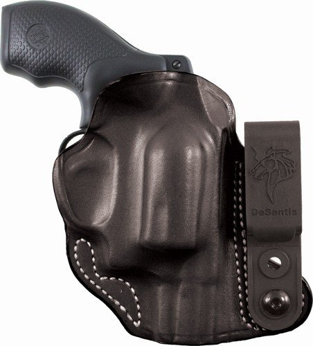DeSantis 113BA02Z0 Flex-Tuk IWB Holster Leather J-Frame 2" Black - DeSantis