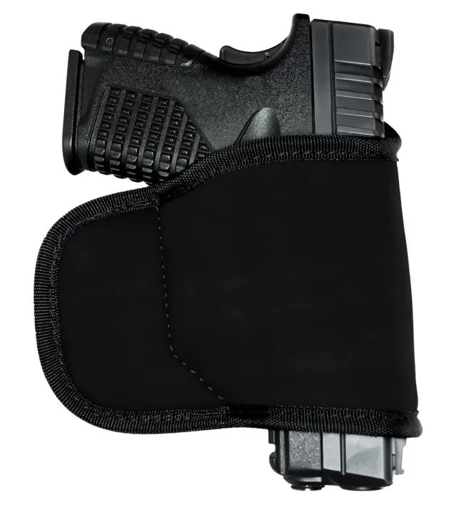 GrovTec GTHL15098BLK Multi-Fit OWB Holster Black Suede Right Hand 98 - Grovtec
