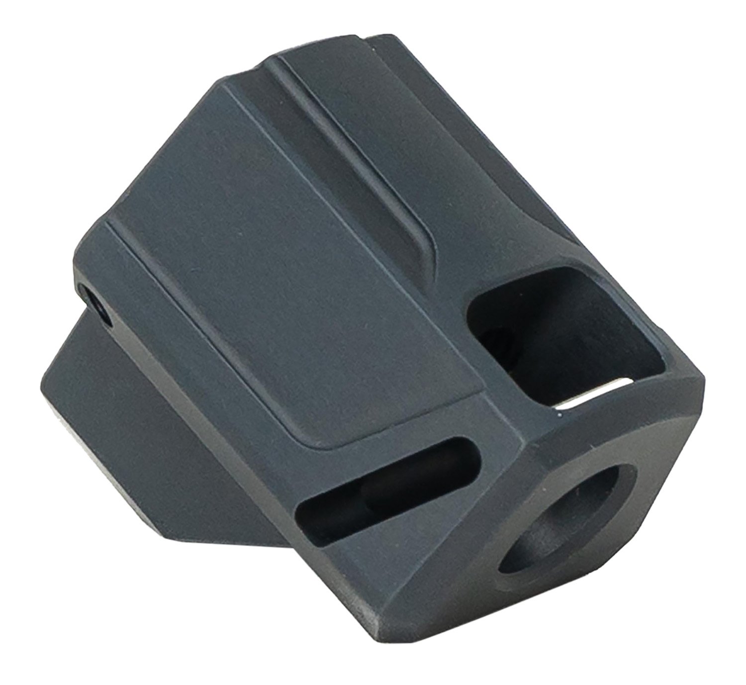 Faxon Firearms FFPACOMPDSS01 EXOS-515 9mm Compensator Black 1/2"x28 Threads