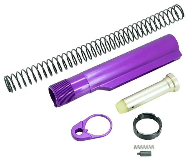 Timber Creek Outdoors ARBTKPPA Buffer Tube Kit Purple Anodized for AR-15 - Timber Creek