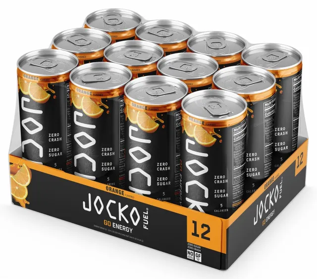 Buy Jocko Fuel 33920 Orange Energy Drink 12oz Cans 12-Pack online