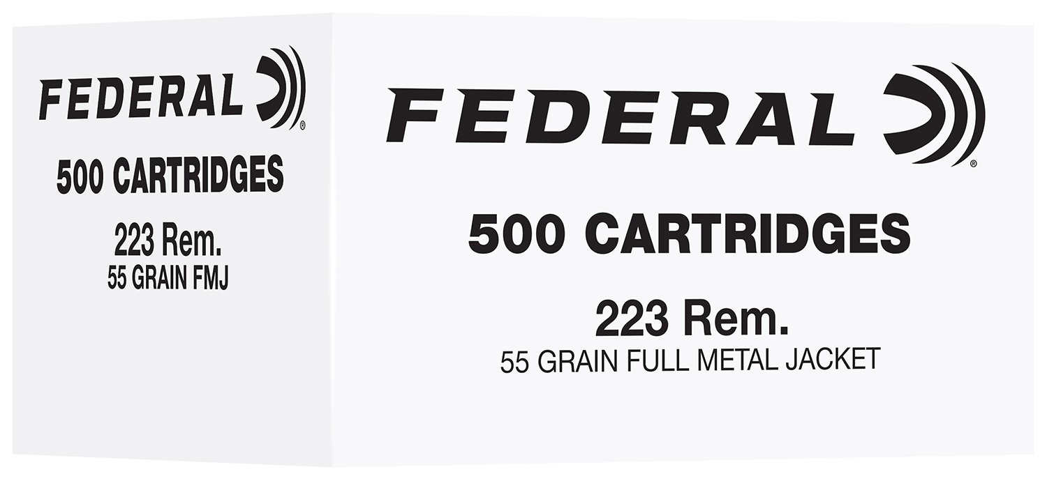 Buy Federal FC223F500 .223 Rem 500Rd FMJ Premium Ammo online