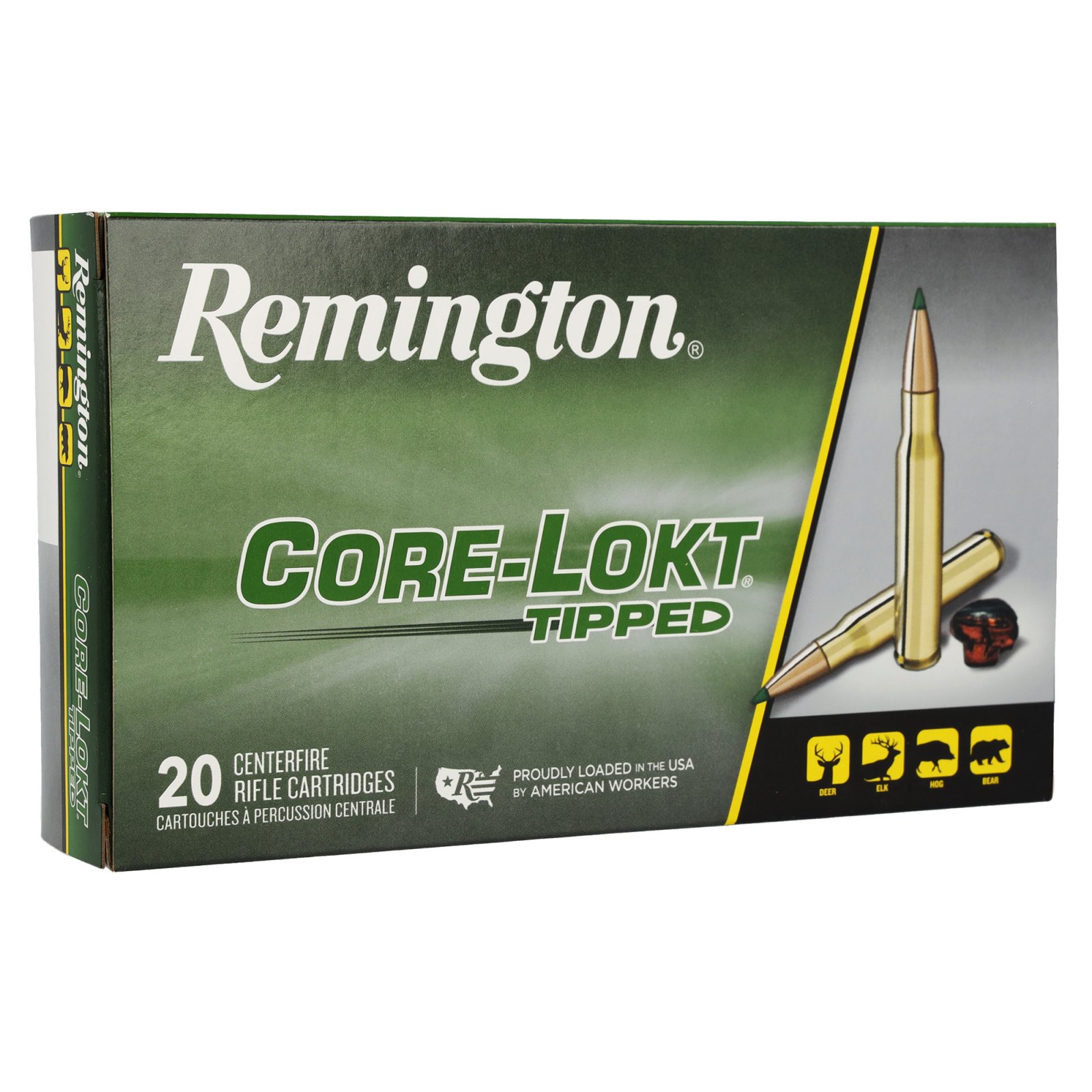 Remington R20039 Core-Lokt Tipped 7mm-08 Rem 140gr Ammo 20/Box - Remington Arms Company, LLC - 7mm-08 Rem