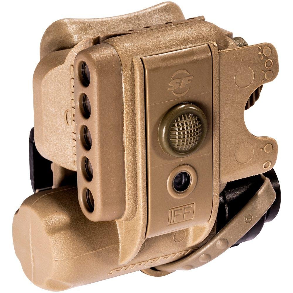 Surefire HL1-B-TN Helmet Light, 19.2 Lumens, IR/White LED, Tan - SureFire