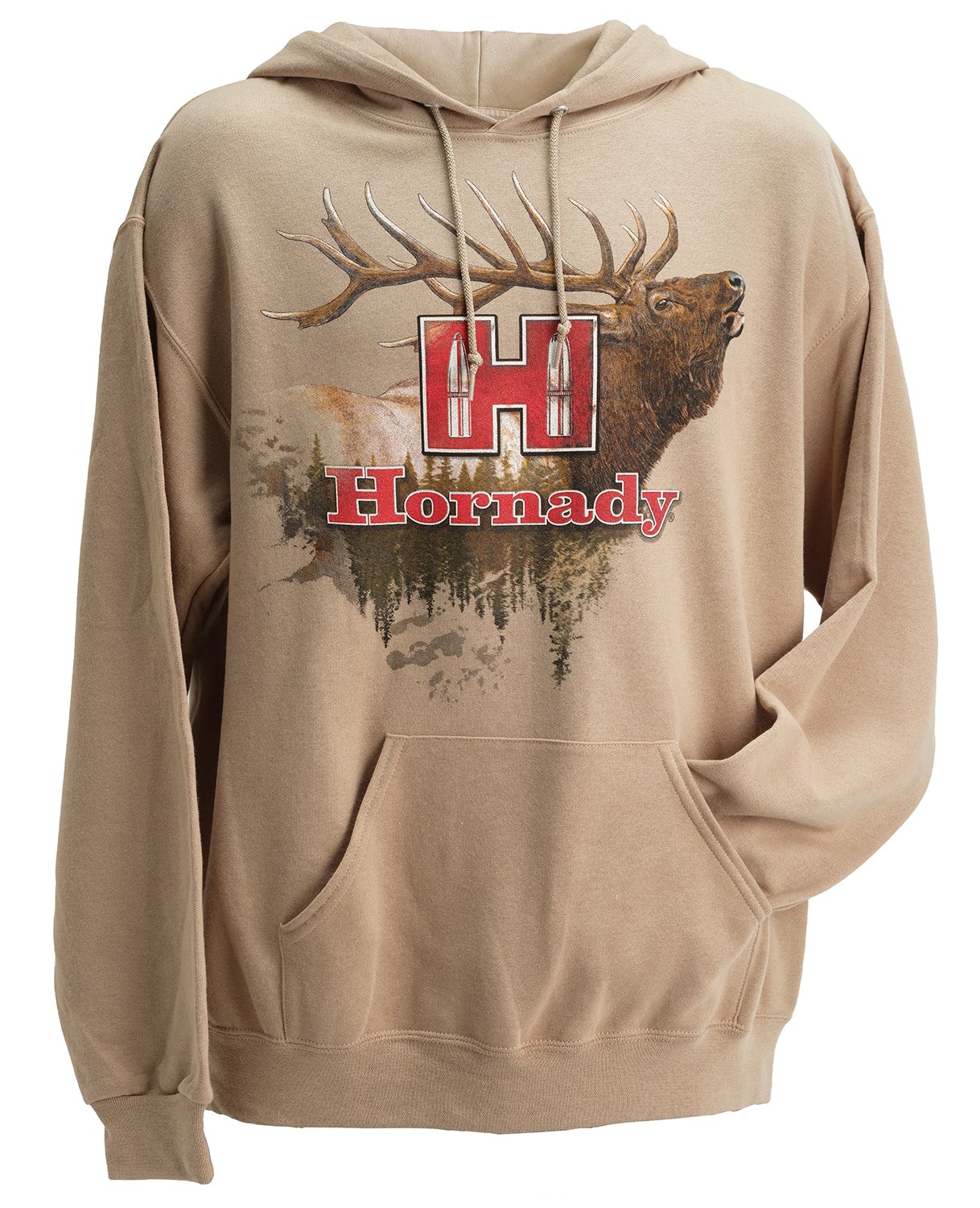 Hornady 99612XXXL Elk 3XL Tan/Khaki Hoodie - Hornady