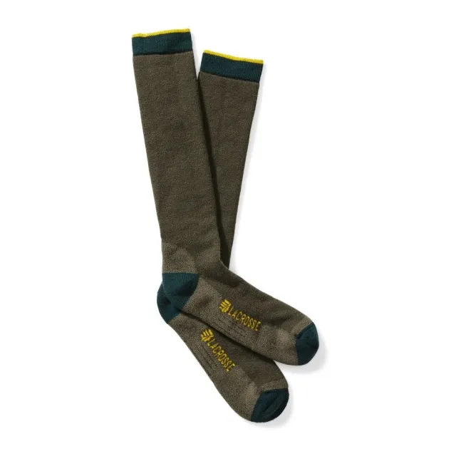 LaCrosse Men's Merino Midweight Sock Over the Calf OD Green M - LaCrosse Footwear, Inc.