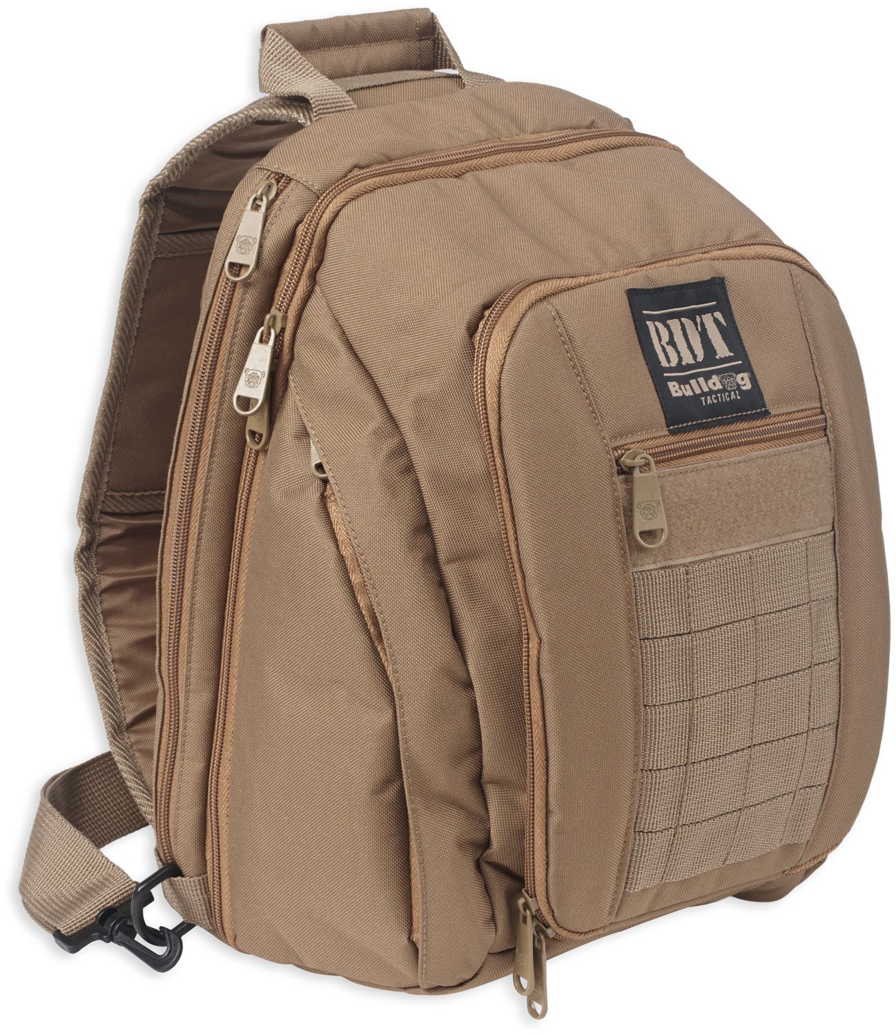 Bulldog BDT408T BDT Tactical Sling Pack Small Nylon Tan Finish - Bulldog