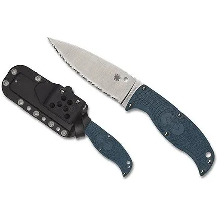 Spyderco FB31SBL2K390 Enuff 2 Blue Lightweight K390 Knife - SPYDERCO