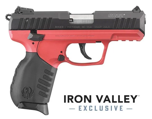 Ruger 3622 SR22 22LR 3.5" Black/Red Titanium Threaded Barrel 2 Mags - Ruger - 22 LR for sale at Gun Club HQ