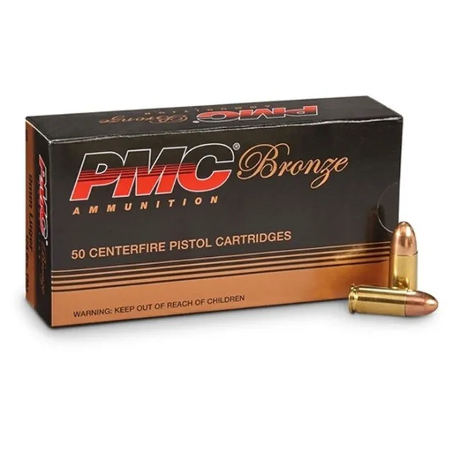 PMC 9H 9MM 147GR FMJ Ammo 50CT - PMC - 9mm Luger