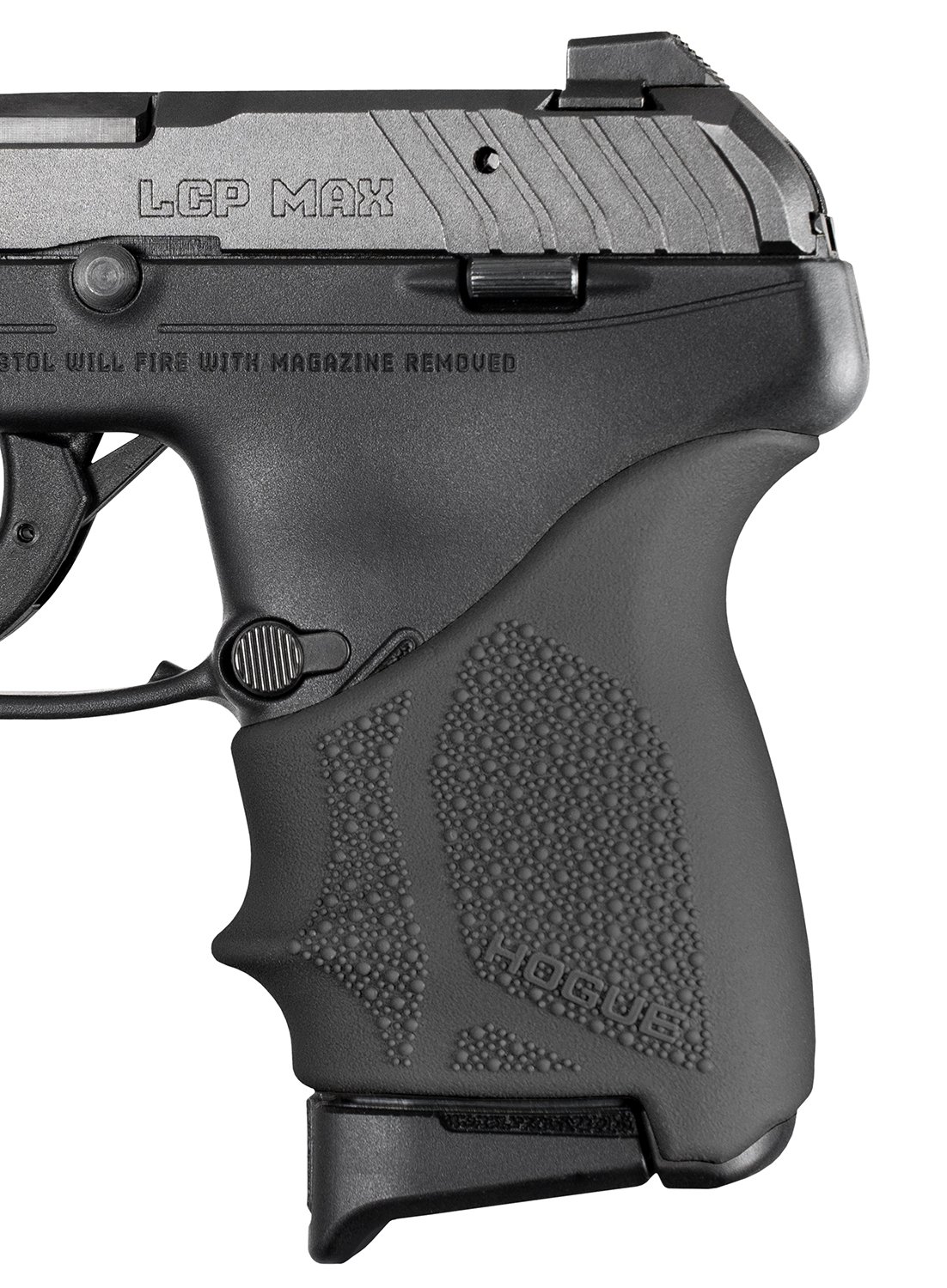 Hogue HandAll Beavertail Grip Sleeve Ruger LCP Max Black 18130 - Hogue