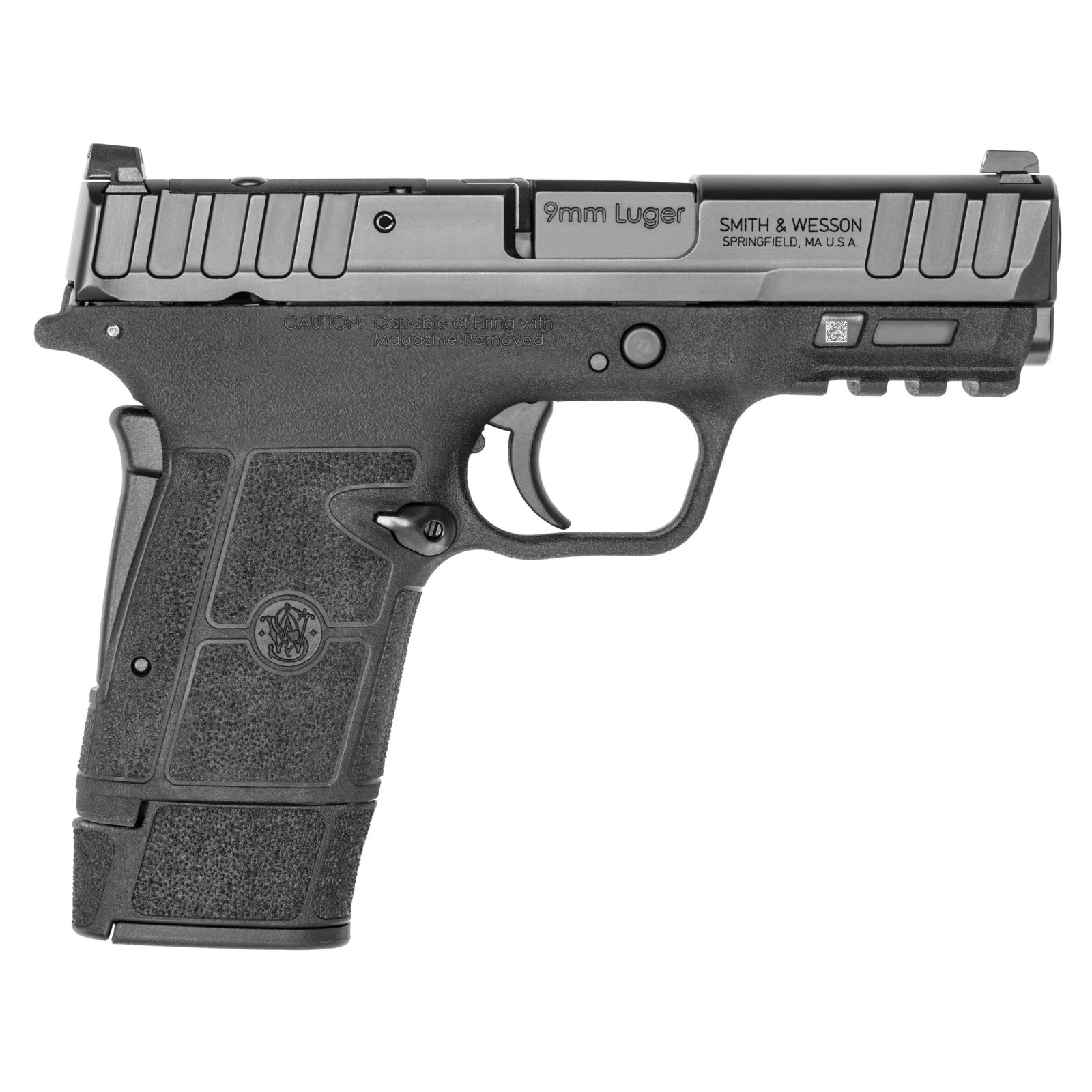 Smith & Wesson Equalizer 9mm Luger 3.675 in Black Armornite 15+1 Action - Smith & Wesson - 9mm