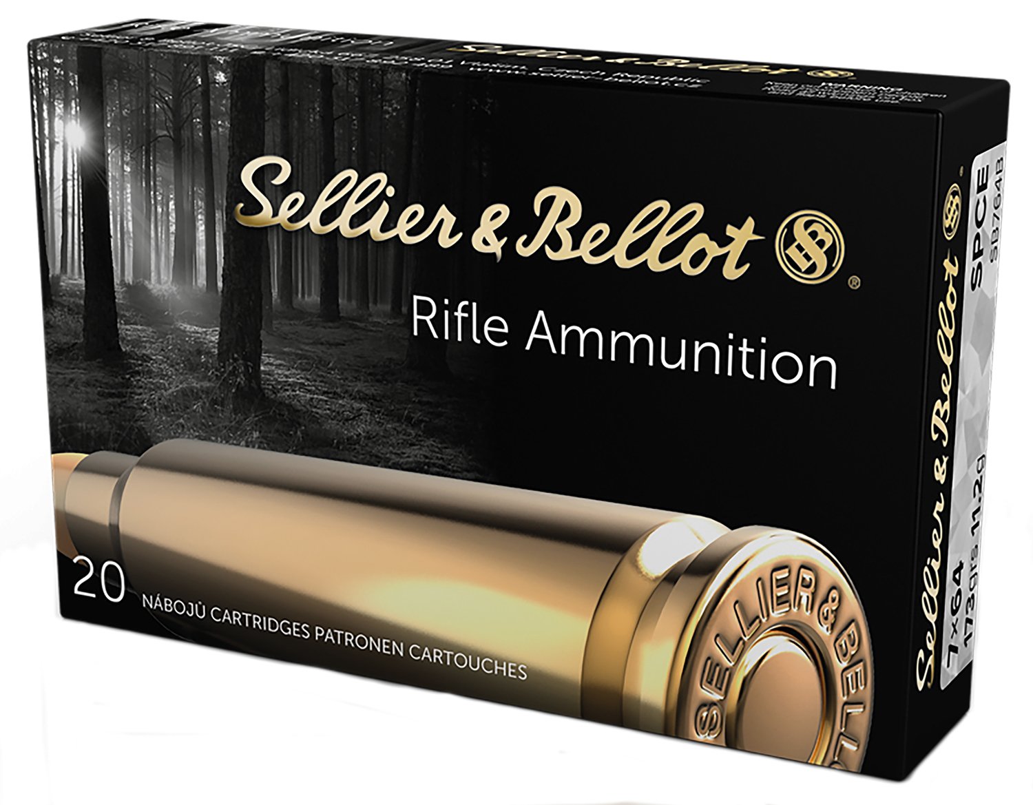 Sellier & Bellot SB764B 7x64mm Brenneke Soft Point Ammo - Sellier & Bellot - 7x64mm Brenneke