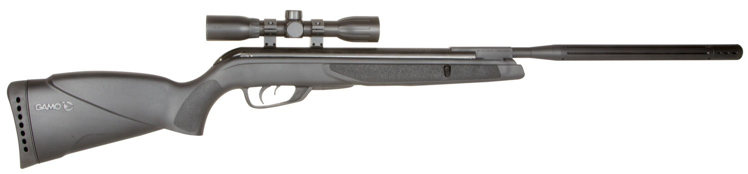 Daisy Wildcat Whisper .177 19.1 In Black w/ Scope 1-Shot - Daisy Manufacturing Co., Inc. - 177 CALIBER