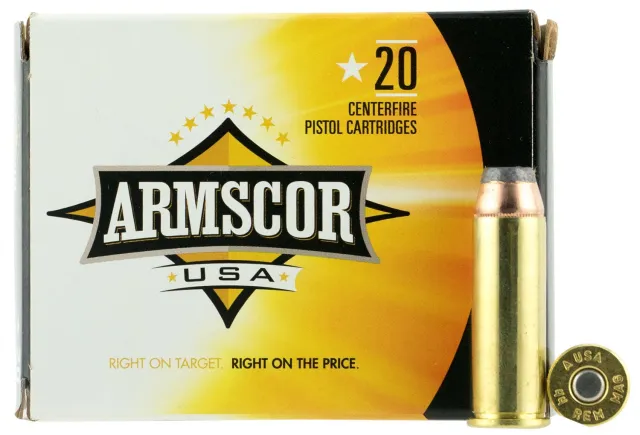 ARMS FAC44M2N .44 Rem Mag 240gr Jacketed Hollow Point Brass 20rd - ARMS - 44 Rem Mag
