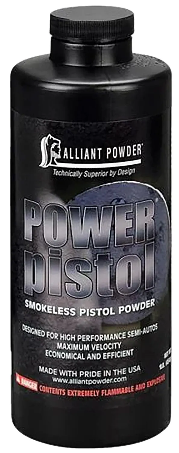 Alliant Power Pistol Powder 1 LB for High Performance Semi-Automatics | Fast Burning, Consistent, Economical & Accurate