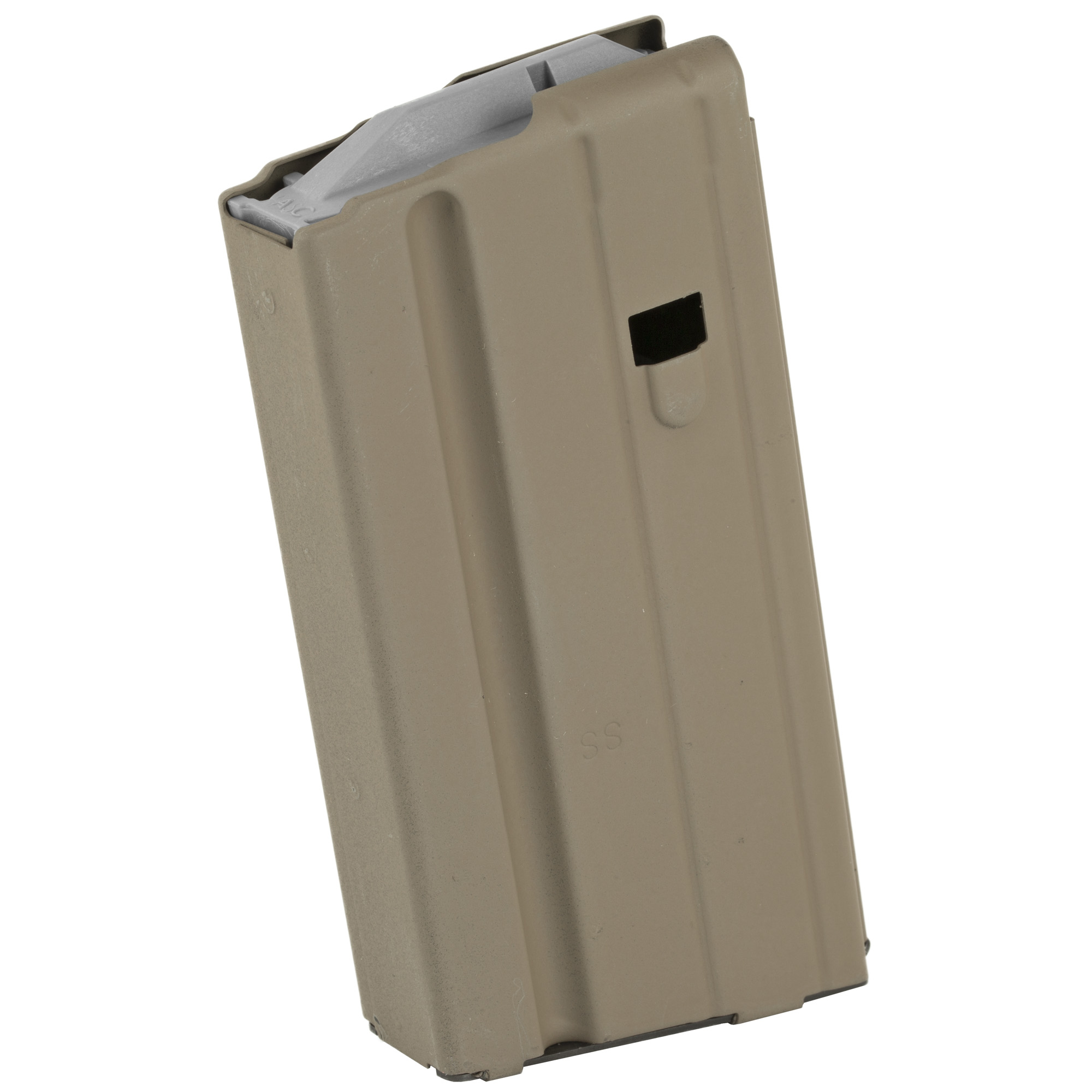 Ammunition Storage Components 15-68-SS-FDE-G-ASC Mag 6.8SPC 15Rd FDE AR - Ammunition Storage Components - 6.8SPC