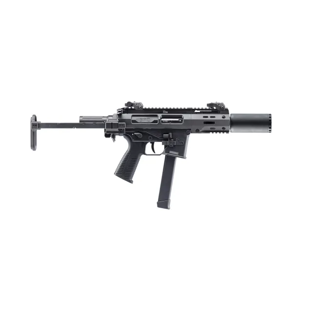 B&T USA BT-500003-SBR-SD-G-TS 9MM SBR Rifle, 4.5" Barrel, Black, Suppressor