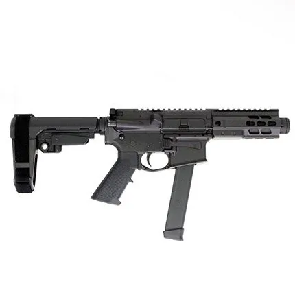 Brigade BM9 9MM AR Pistol 5.5" Graphite Black SBA3 Brace 33RD - Brigade Manufacturing - 9mm