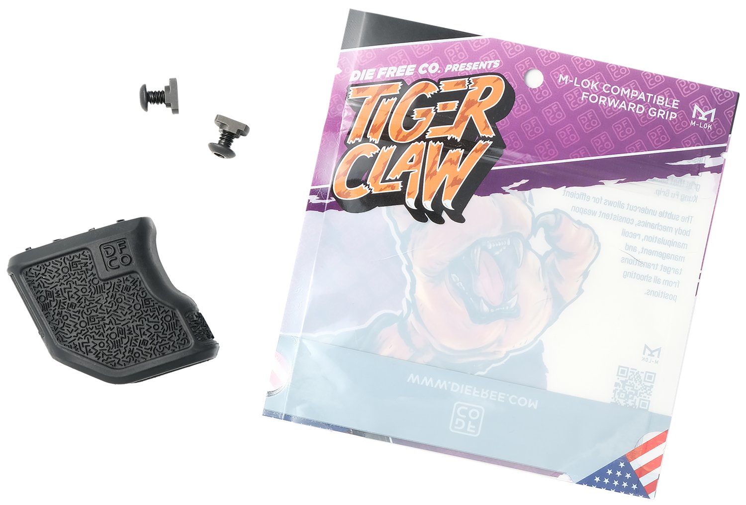 Die Free Co Llc TCMLOKBLK Tiger Claw Black Nylon - Die Free Co