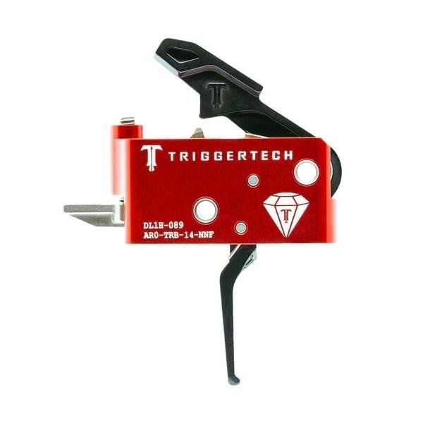 TRIGGERTECH AR-15 Diamond Flat Black Two Stage Trigger (AR0-TRB-14-NNF) - TriggerTech