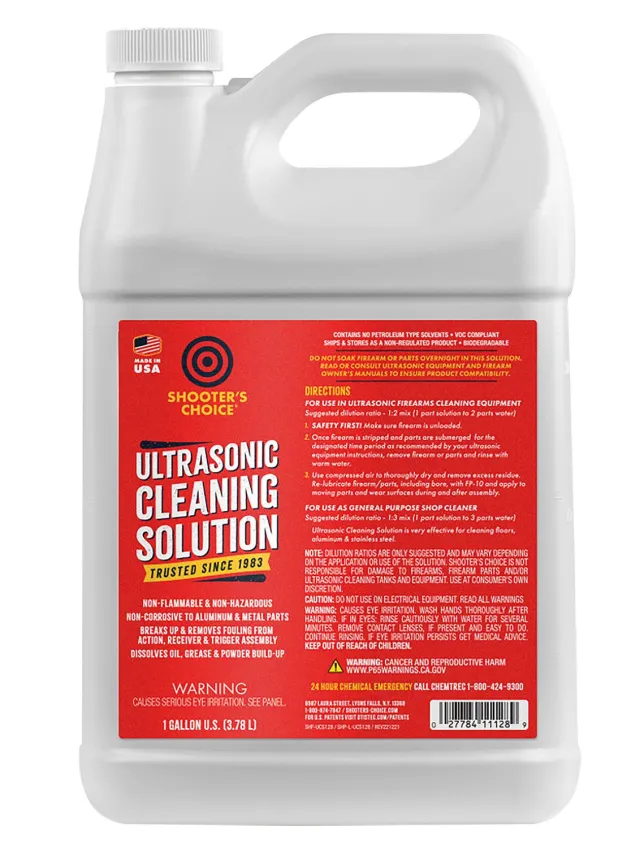 Shooters Choice Ultrasonic Cleaning Solution 1 Gallon - SHOOTERS - 1 GALLON