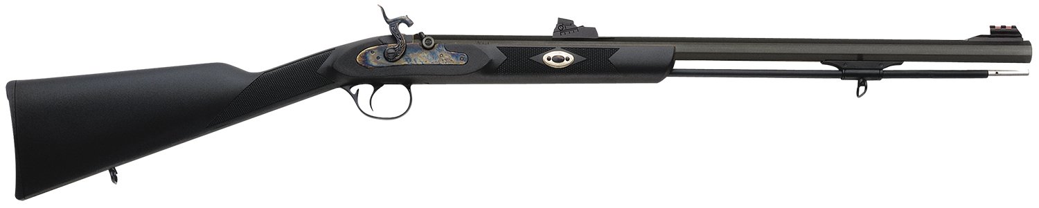 Traditions Deerhunter Percussion Rifle 50 Cal 24 in Blued Black Synthetic