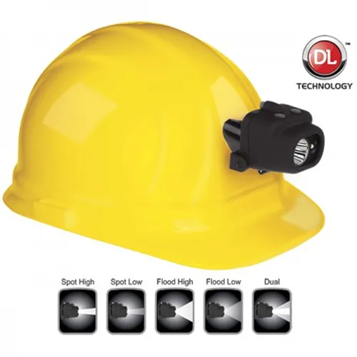 Nightstick NSP-4608BC LED Headlamp 180 Lumen Hard Hat Clip Black - Nightstick