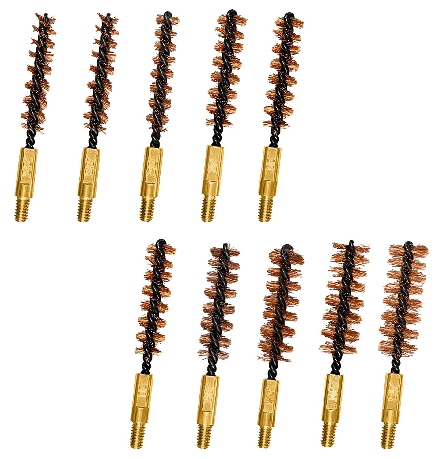 Buy Otis Technology .22-.45 Caliber Variety Pack Bronze Brushes 10 Pack online