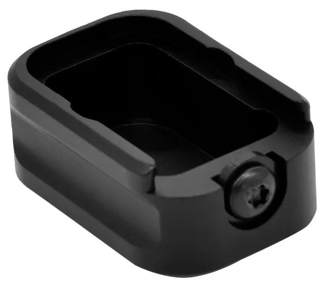 Warne 3121-W Magazine Extension +3 for Glock 19/23 9MM/.40 S&W Black - Warne - 2RD