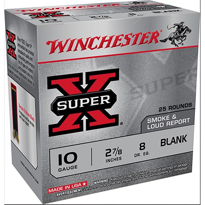 Winchester Super-X XBP12W 12 Gauge 2.75 In Blank Shotshells 25-Rounds - Winchester - 10 GAUGE